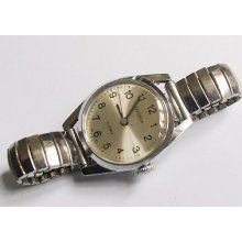 Vintage 1970's Sekonda 586266 Womens Ladies Silver Tone Mechanical Winding Watch