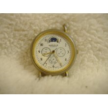 Vintage 1980s Watch-It Moon Phase Quartz Watch