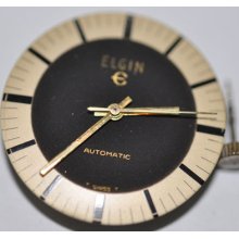 Vintage Elgin W Date Dial Automatic Movement 17 Jewels Cal 996 19