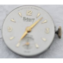 Vintage Markham W Sub Dial Wrist Movement 7 Jewels A6