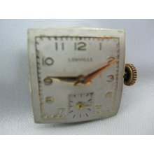 Vintage Mens Lonville 804 7j Wristwatch Automatic Movement As Is ( )