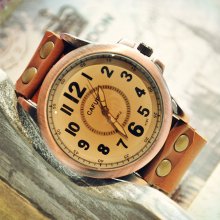 Vintage Mens Watch (WAT0020-WHITE)