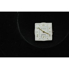 Vintage Mens Wittnauer Wristwatch Movement Caliber 10e For Repairs