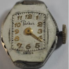 Vintage Paker Wrist Movement 7 Jewels Caliber 6cfc Running 995