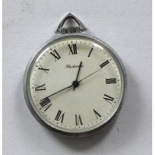 VINTAGE RAKETA old ussr pocket watch- SERVICED