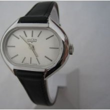 Vintage Vulcain White Gold Swiss Watch 1960'