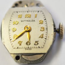 Vintage Wittnauer Wrist Movement 17 Jewels Cal 6w8 291