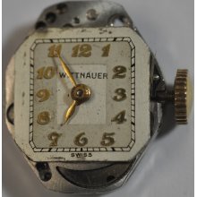 Vintage Wittnauer Wrist Movement 7 Jewels Caliber 6ff Running 949