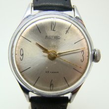 Vostok Precizion Chronometer Soviet Ussr Watch Vintage Gold Tone Movement 60s