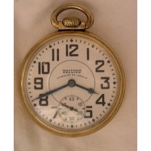 Waltham 23j Premier Vanguard Pocket Watch C1940