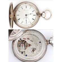 Waltham American Watch Co. Grade Nickel Model 1868 Pocket Watch