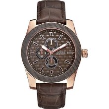 Watch Guess Etched W0035g1 MenÂ´s Brown