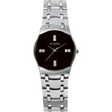 Wittnauer Ladies Silver Diamond Watch