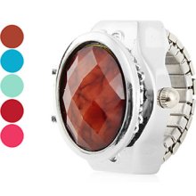 Women's Elegant Alloy Analog Quartz Ring Watch (Assorted Colors)