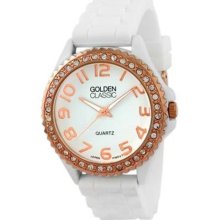 Women's Glam Jelly Watch in Rose Gold White ...