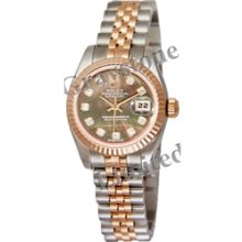 Women's Rolex Oyster Perpetual Lady-Datejust Watch - 179171_BlkMOPDDJ