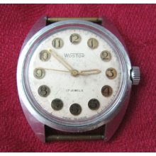 Wostok 17 Jewels Mechanical Vintage Watch Sdelano V Cccp Made In Ussr