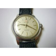 Wrist watch ACCRO Mechanical Swiss 1960s mens classic vintage watch dress wrist watch SALE Black Friday Cyber Monday