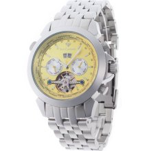 Yves Camani Worldtimer Automatic Yellow/Silver