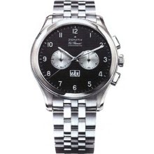 Zenith Men's Class Grande Date Black Dial Watch 03.0520.4010-21.m520