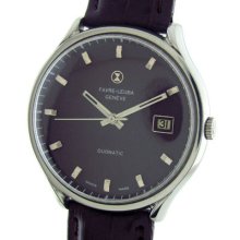 100% Authentic Favre Leuba Geneve Date Automatic Vintage Men's Wrist Watch