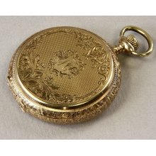 14K Gold American Waltham 16 Size Hunting Case Pocket Watch Ca: 1904