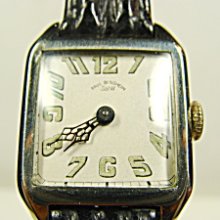 18k White Gold Square Paul Ditisheim Wrist Watch