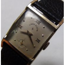 1950 Lord Elgin Men's 14K Gold 21Jewels 4Adj Watch