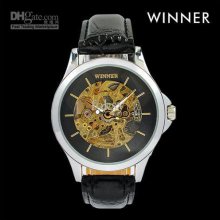 1pcs Golden Luxury Women Watch Of Hollow Double-sided Automatic 01-0