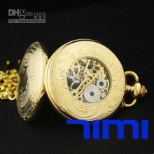 2012 Hotsale Classic Antique Gold Tone Mechanical Pocket Watch Frees