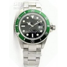 2013 Sub New Green Case Black Dial Automatic Men's Watch Sport Watch