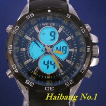 2013 Weide Lcd Digital Analog Day Date Mens Sport Waterproof Quartz Watch