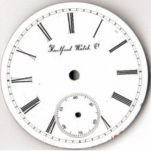 45.32mm Hartford Watch Company Pocket Watch Dial