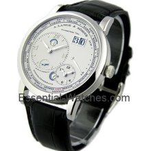 A. Lange & Sohne Lange 1 Timezone Platinum 116.025 Mint