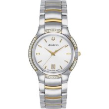 Accutron Men's Torino Diamond Mother of Pearl Watch 28E09