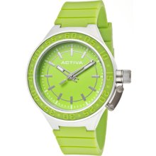 Activa Watches Women's Lime Dial Lime Polyurethane Lime Polyurethane