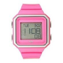 Adidas Originals Unisex Watch, Adh4012, With Pink Strap, Digital Dial And Date Function