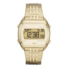 Adidas Unisex Originals Sydney Light Digital Display Gold Tone Bracelet Watch