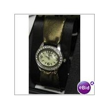 Affinity women crystal bezel quartz watch12562