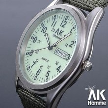 Ak-homme Army Military Nightvision Mens Wrist Watch