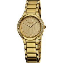 Akribos XXIV Watches Women's Gold-tone Dial Gold-tone Stainless Steel