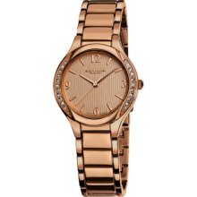 Akribos XXIV Watches Women's Rose-tone Dial Rose-Tone Stainless Steel