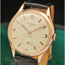 All Original Girard Perregaux 18k Solid Gold Textured Dial Manual Mens Watch