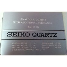 Analogue Quartz With Additional Sub-hands Cal.7f18 Manual