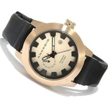 Android Antiforce Automatic Watch - IP Gold Case with Gold Dial ...