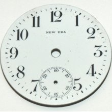 Antique Era White Porcelain Pocket Watch Dial K5507