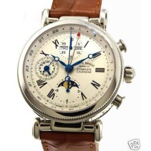 Armand Nicolet Men's Arc Royal Calendar & Chronograph 9429a-ag-p473gd2