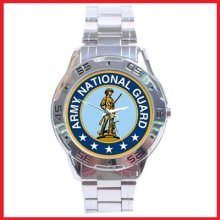 Army National Guard - Stainless Steel Analogue Menâ€™s Watch