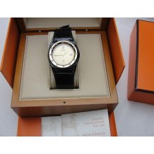 Auth Hermes Harnais 750 Yg And Daimonds Watch