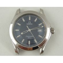 Authentic Omega Seamaster 120m Quartz Men's Blue Dial Watch